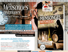 Tablet Screenshot of mensonges-histoire.com